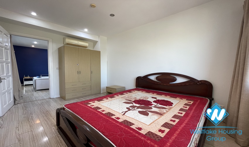 High floor apartment fully furnished new modern four bedrooms for rent E4 ciputra